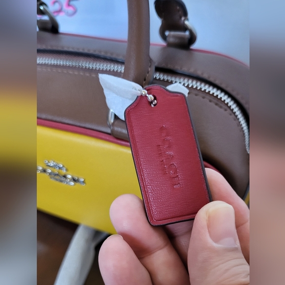 New Coach Mini Colorblock Satchel Like Browery - Picture 6 of 11